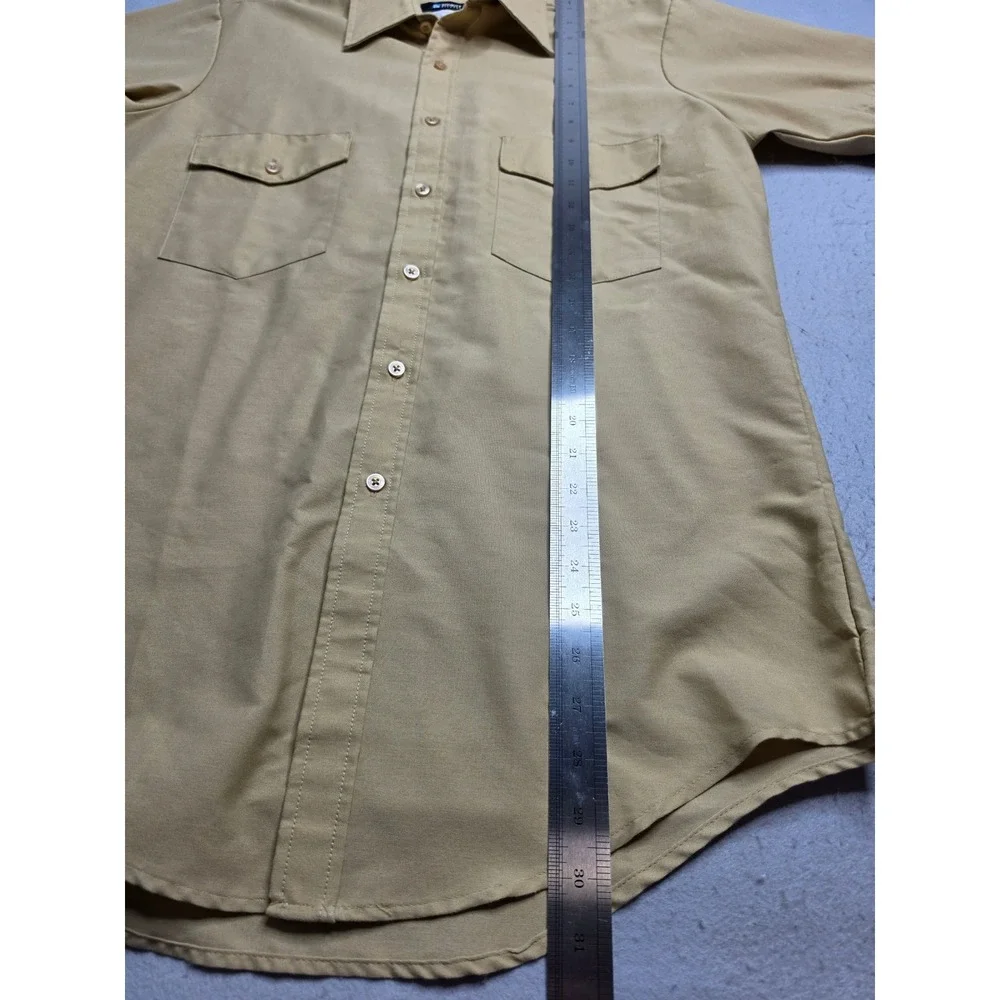 Affinity Apparel Shirt Men's Large Khaki Pockets Short Sleeve Button-Up Outdoor - Picture 5 of 6